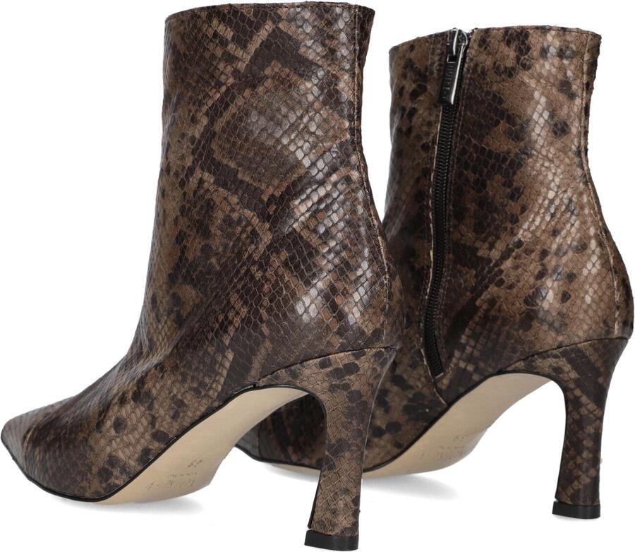 Notre-V 77235 Enkellaarsjes Enkelboots met rits Dames Bruin - Foto 3