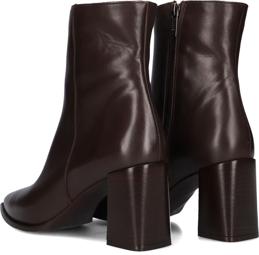 Notre-V 84836 Enkellaarsjes Enkelboots met rits Dames Bruin - Foto 2