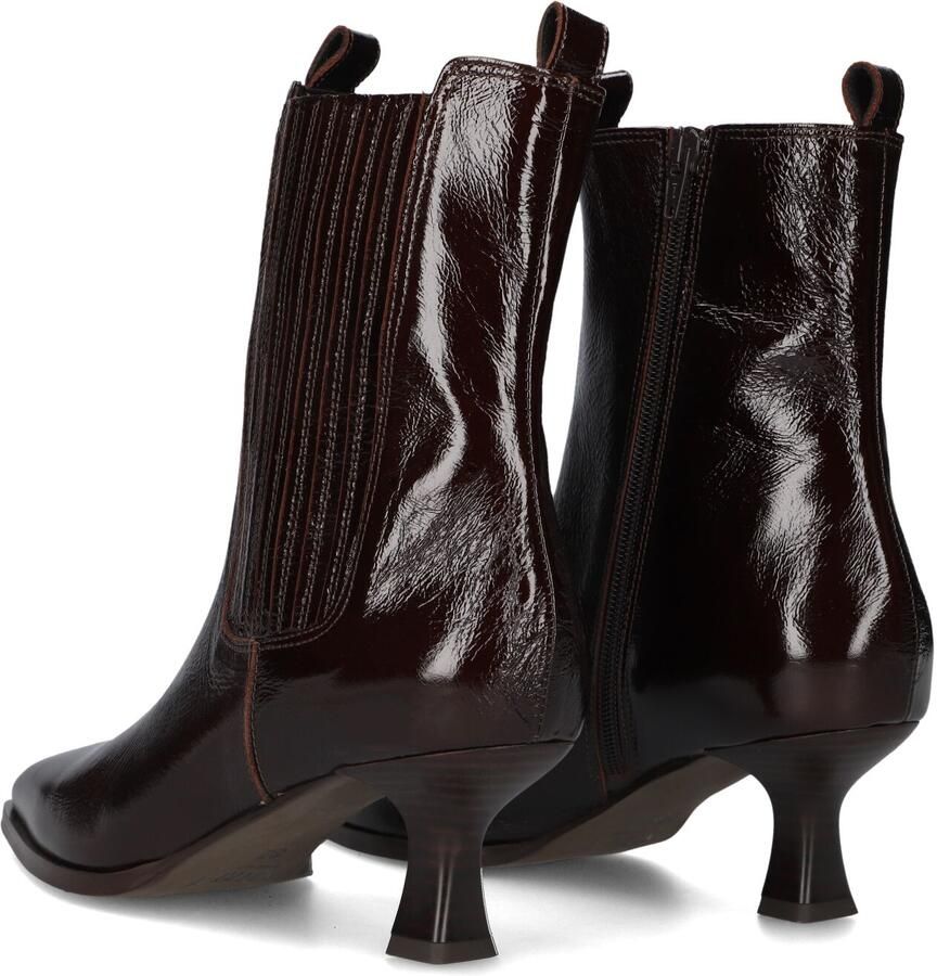 Notre-V 85929 Enkellaarsjes Enkelboots met rits Dames Bruin - Foto 4