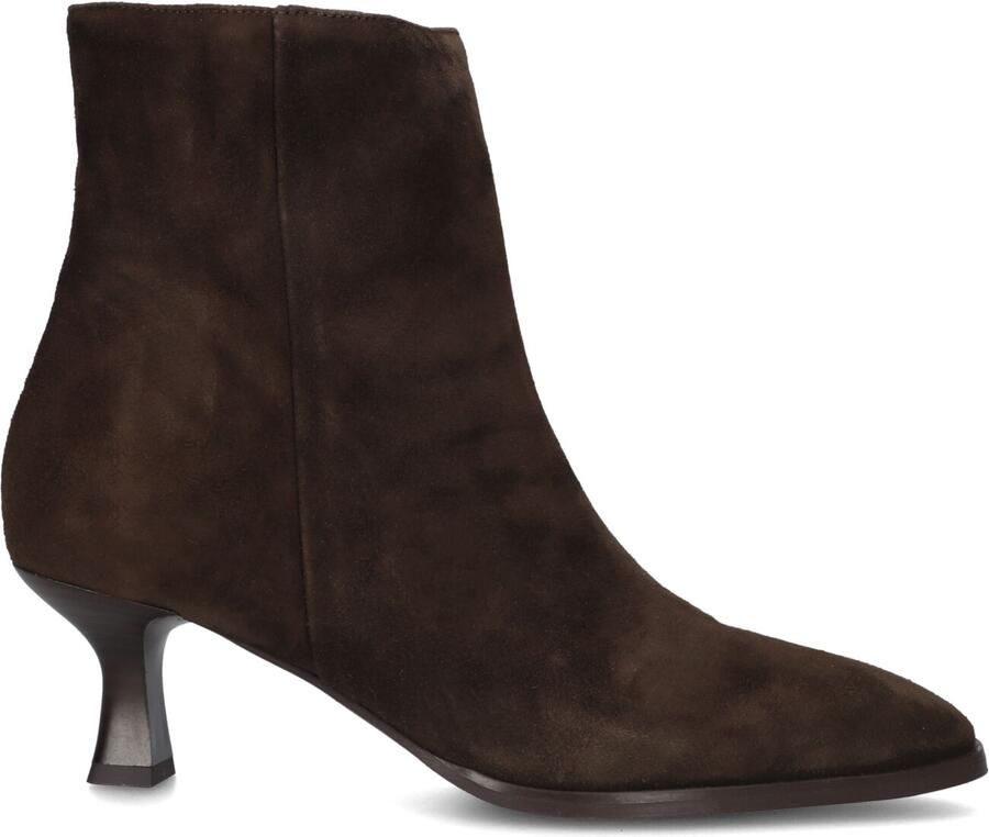 Notre-V 85936 Enkellaarsjes Enkelboots met rits Dames Bruin - Foto 4