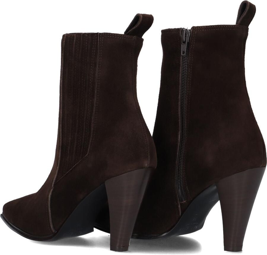 Notre-V 8928 Enkellaarsjes Enkelboots met rits Dames Bruin - Foto 4