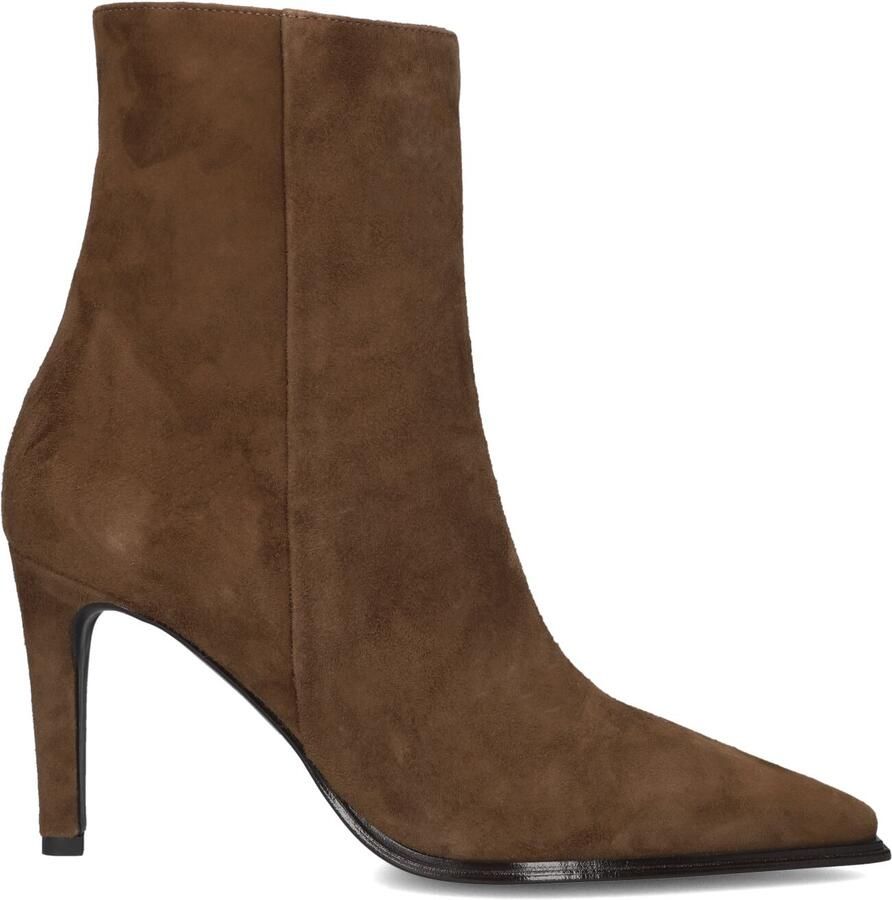 Notre-V 8939 Enkellaarsjes Enkelboots met rits Dames Bruin - Foto 3