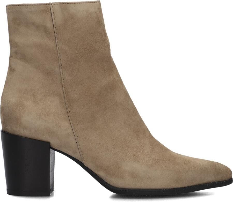 Notre-V At 156 Enkellaarsjes Enkelboots met rits Dames Taupe - Foto 3