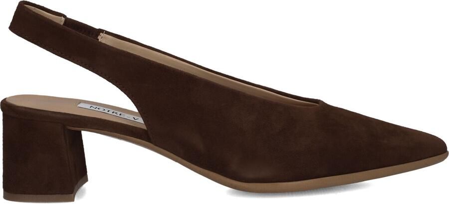 Notre-V 41903 Hakken Dames Bruin - Foto 4