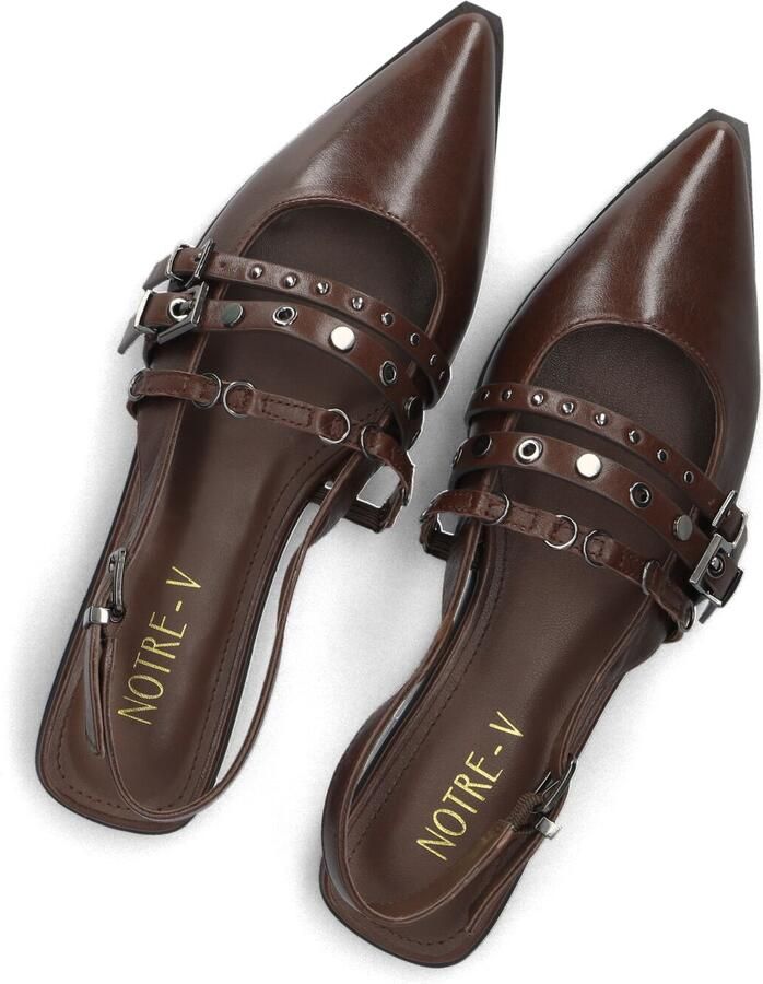 Notre-V D241192129 Hakken Dames Bruin - Foto 2