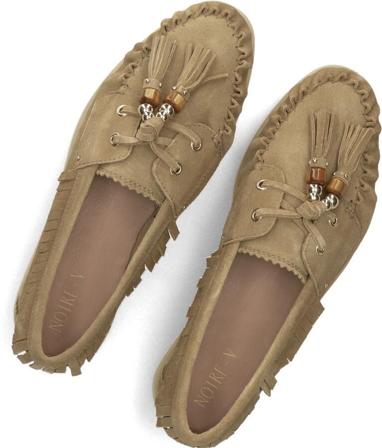 Notre-V Zalama-31 Instappers Dames Taupe - Foto 2