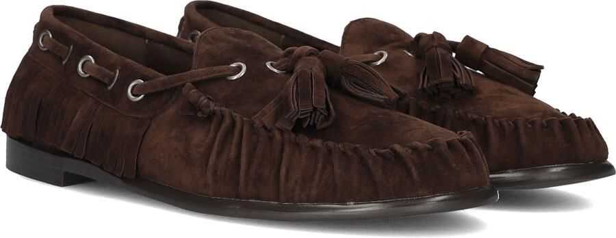 Notre-V D25103 Loafers Dames Instappers Bruin