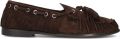 Notre-V D25103 Loafers Dames Instappers Bruin - Donkerbruin