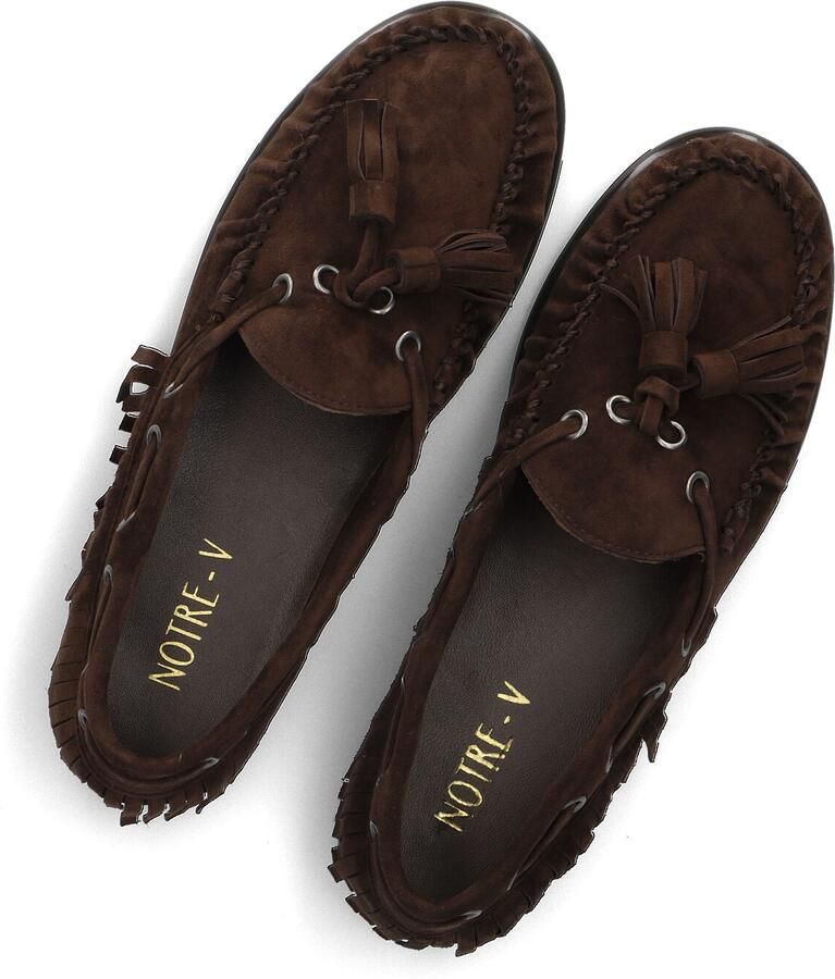 Notre-V D25103 Loafers Dames Instappers Bruin - Foto 2