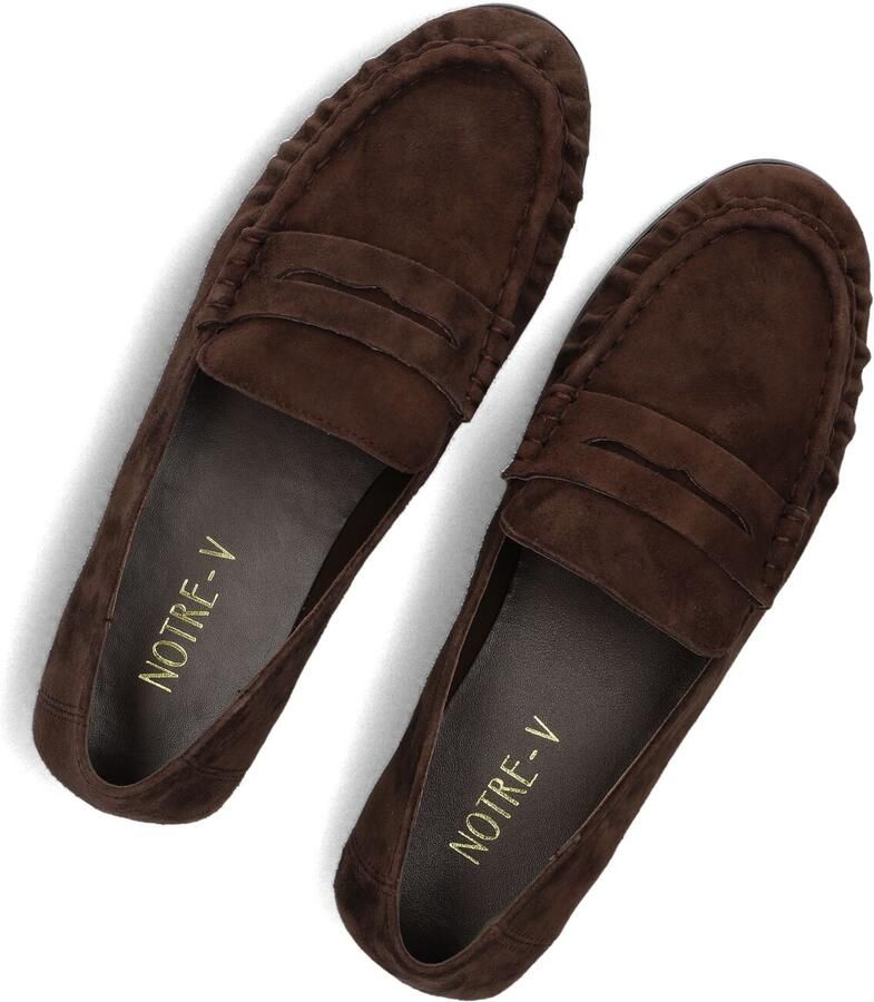 Notre-V D25118 Loafers Dames Instappers Bruin - Foto 2