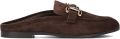 Notre-V D25118 Loafers Dames Instappers Bruin - Donkerbruin