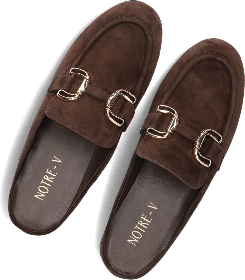 Notre-V D25118 Loafers Dames Instappers Bruin - Foto 2