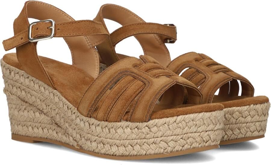 Notre-V Nv-1040 Sandalen Met Sleehak Dames Camel