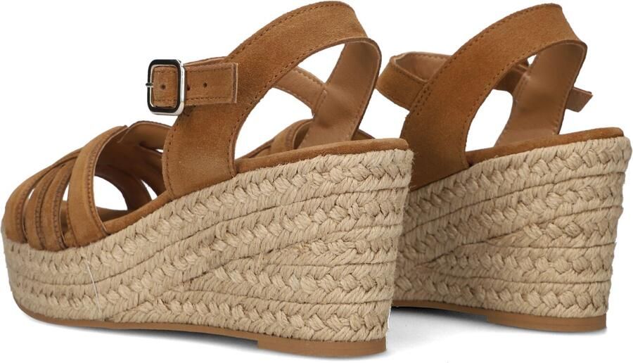 Notre-V Nv-1040 Sandalen Met Sleehak Dames Camel - Foto 4