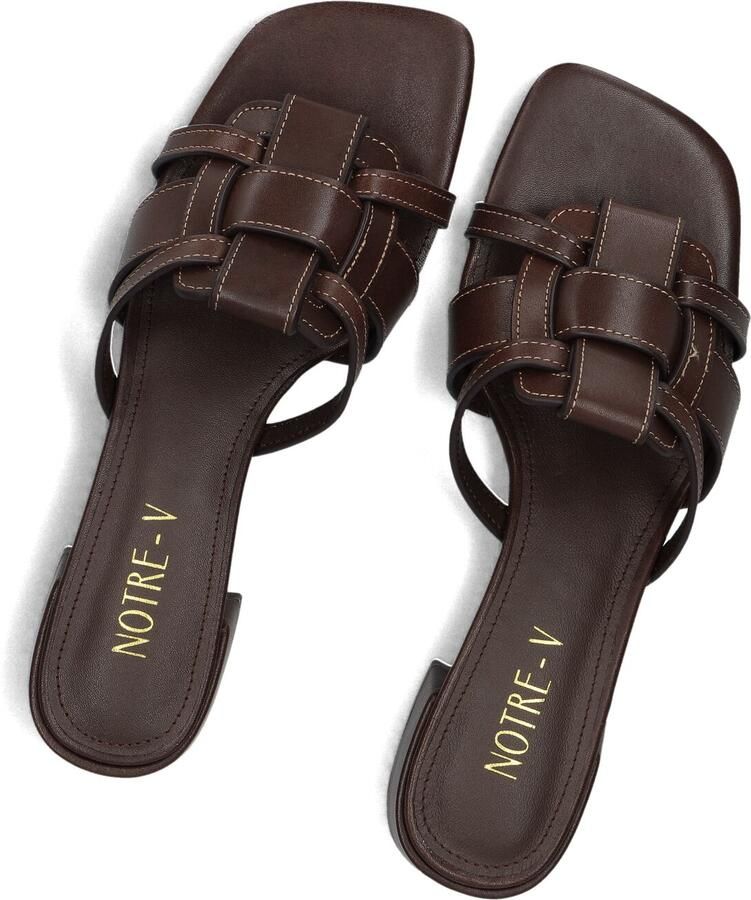 NOTRE-V Bruine Slippers 9672la - Foto 2