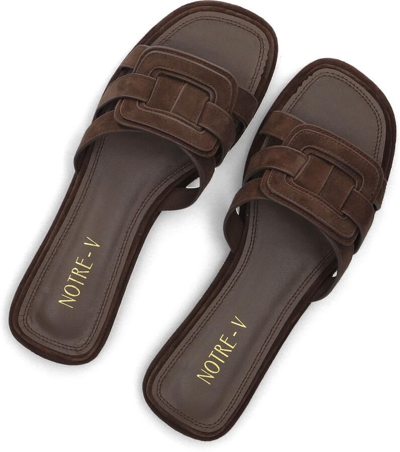 Notre-V 9672la Slippers Dames Bruin - Foto 2