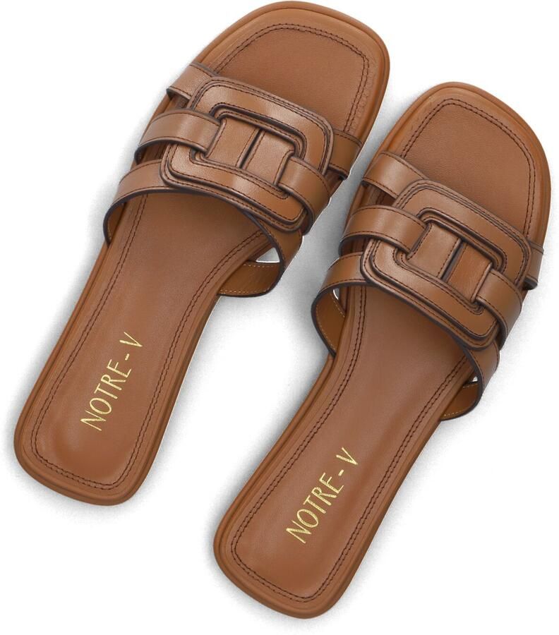 Notre-V 9672la Slippers Dames Camel - Foto 2