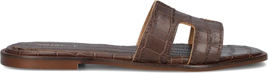 Notre-V Nv-1001 Slippers Dames Bruin - Foto 5