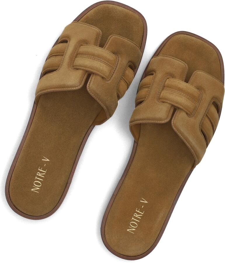 Notre-V Nv-1003 Slippers Dames Camel - Foto 2