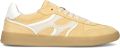 Notre-V Sia-01 Sneakers Dames Leren Sneaker Beige - Geel