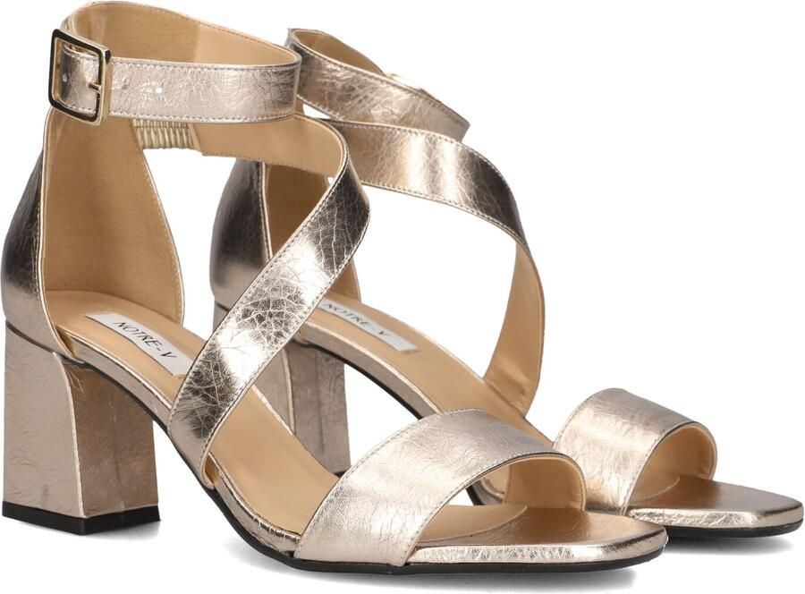 Notre-V 19036 Hakken Dames Goudkleurig - Foto 4