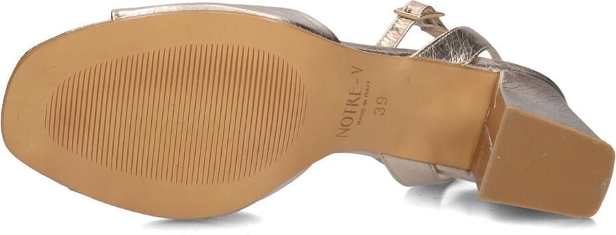 Notre-V 22304 Hakken Dames Goudkleurig - Foto 5