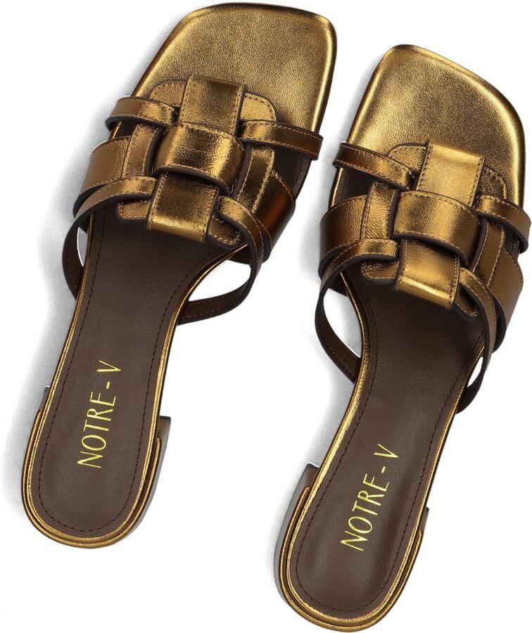 Notre-V 9672la Slippers Dames Goudkleurig - Foto 2