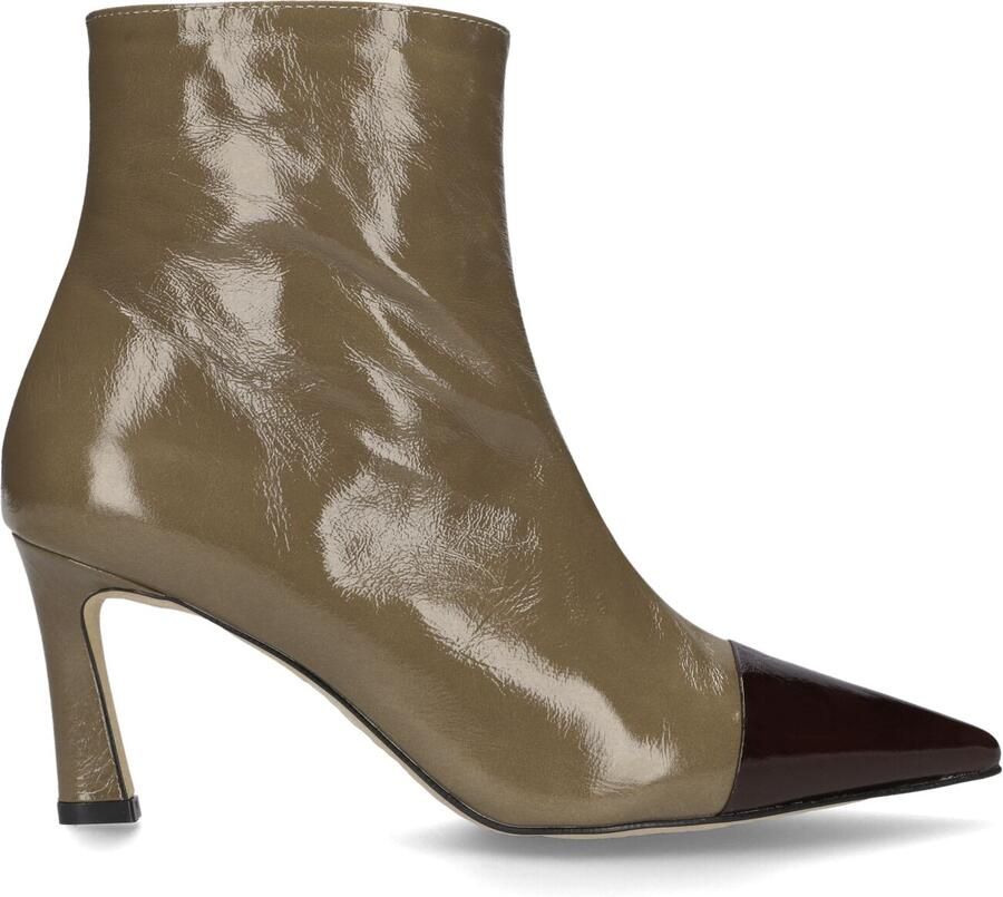 Notre-V 77235 Enkellaarsjes Enkelboots met rits Dames Olijf - Foto 2