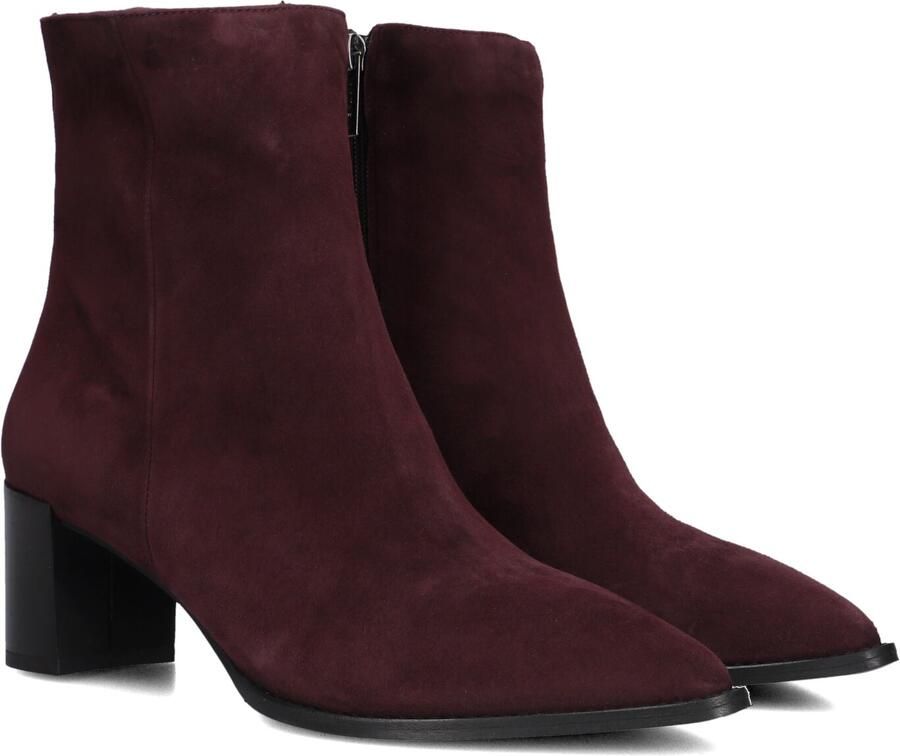 Notre-V 35239 Enkellaarsjes Enkelboots met rits Dames Paars