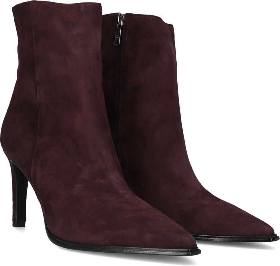 Notre-V 8939 Enkellaarsjes Enkelboots met rits Dames Paars