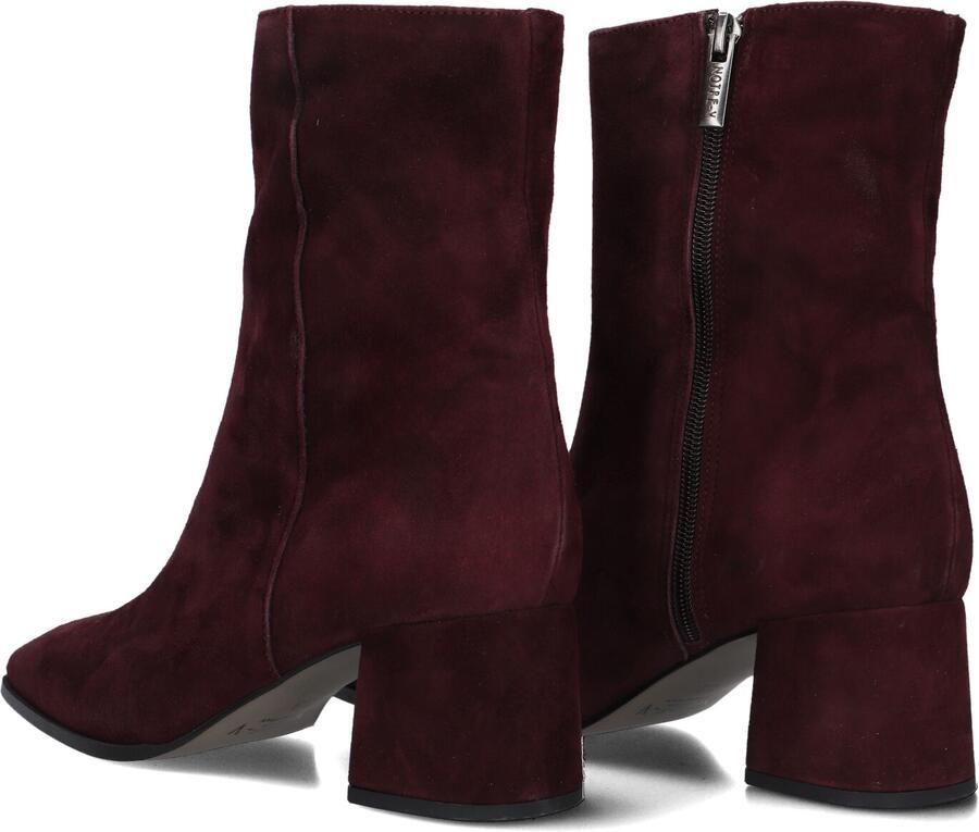 Notre-V 4340 Enkellaarsjes Enkelboots met rits Dames Rood - Foto 3
