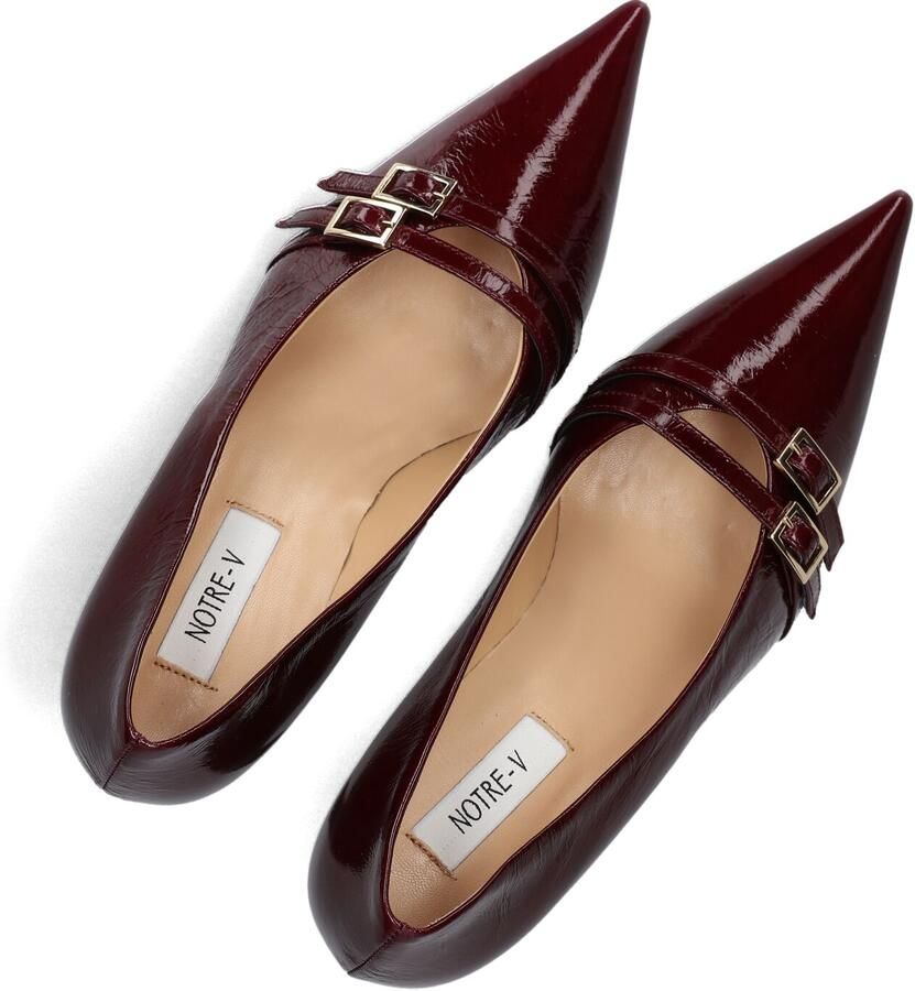 Notre-v Rode elegante puntige neus hakken