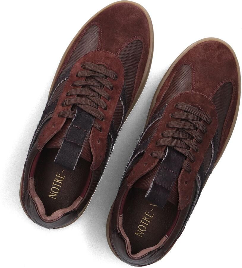 Notre-V Dames Lage sneakers Anemone-63 Bordeaux Suède - Foto 3