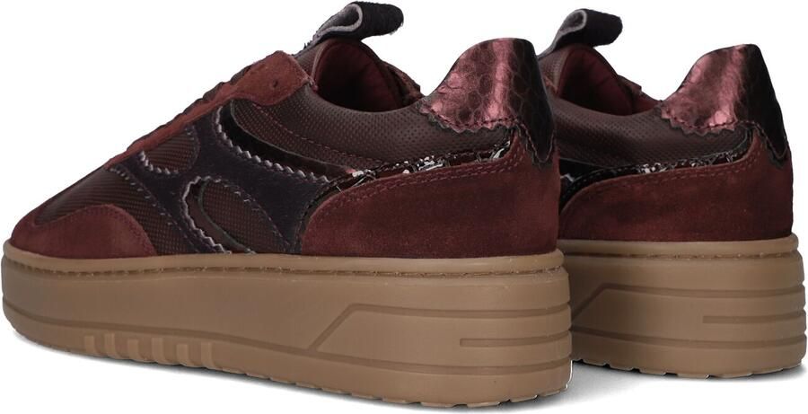 Notre-V Dames Lage sneakers Anemone-63 Bordeaux Suède - Foto 5