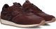 Notre-V Dames Lage sneakers Valerie-03 Bordeaux Suède - Rood