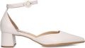 Notre-v Pumps met spitse neus en blokhak - Wit