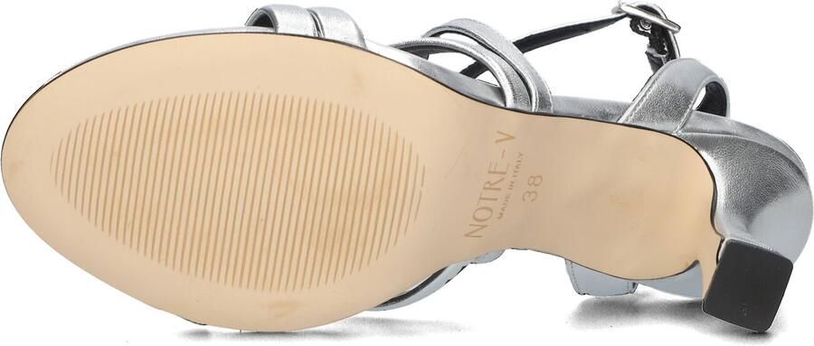 Metallica Metalli Sandalen Dames Zilver - Foto 5