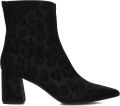 Notre-V 2478c Enkellaarsjes Enkelboots met rits Dames Zwart - Zwart