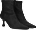 Notre-V 2478s Enkellaarsjes Enkelboots met rits Dames Zwart - Zwart