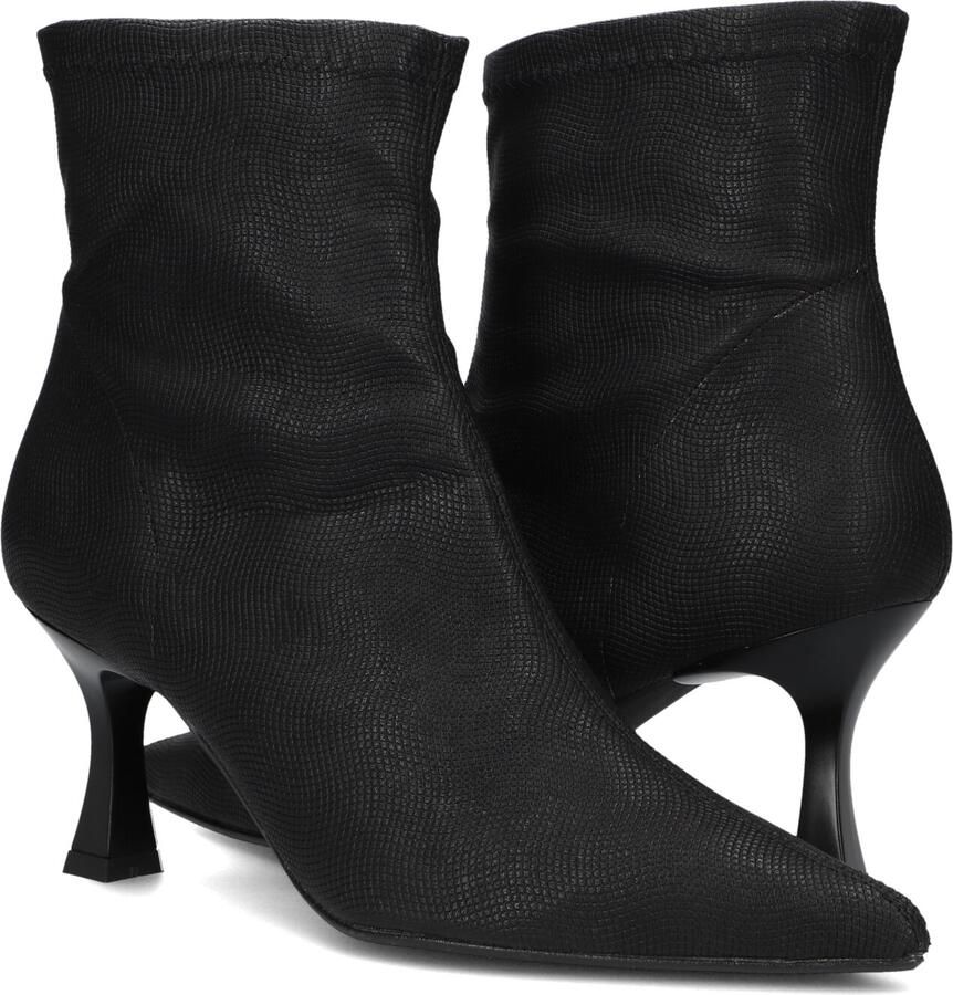 Notre-V 2478s Enkellaarsjes Enkelboots met rits Dames Zwart - Foto 2