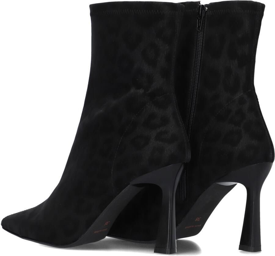 Notre-V 2759 Enkellaarsjes Enkelboots met rits Dames Zwart
