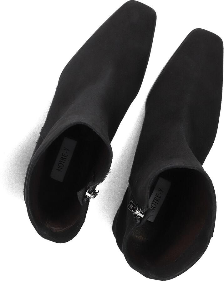 Notre-V 4340 Enkellaarsjes Enkelboots met rits Dames Zwart - Foto 4