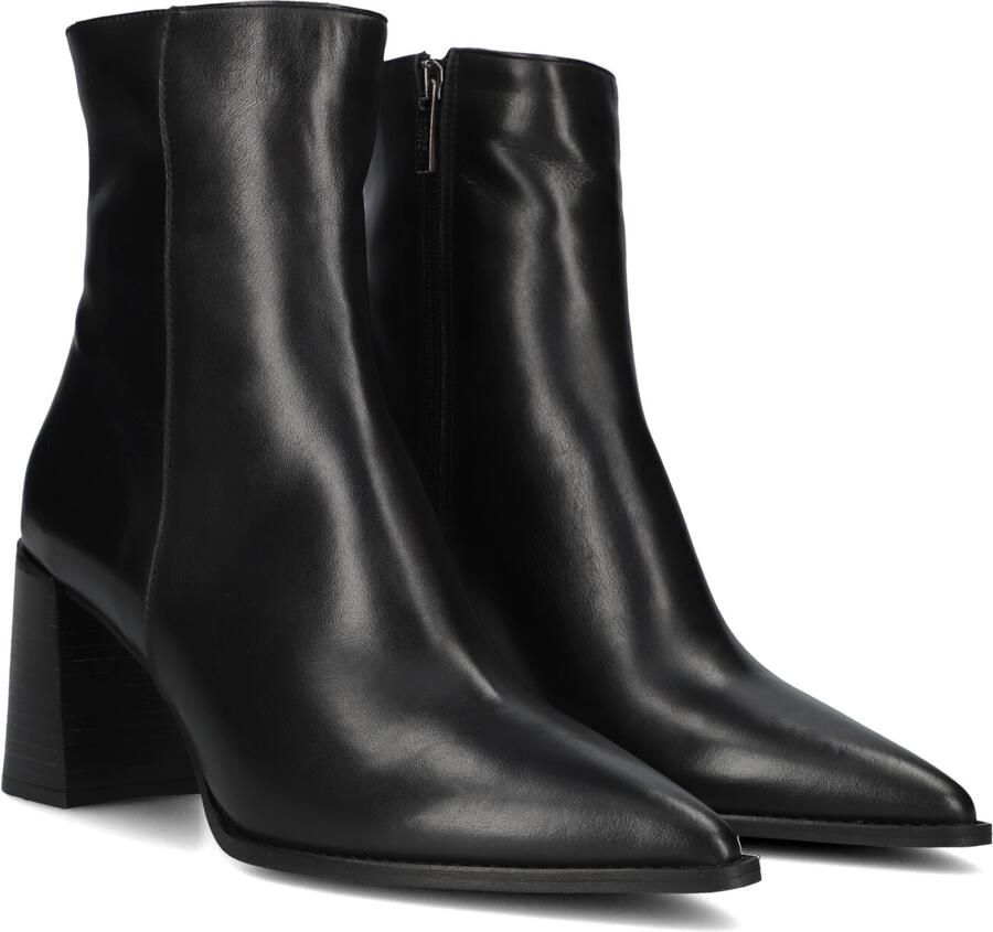 Notre-V 84836 Enkellaarsjes Enkelboots met rits Dames Zwart
