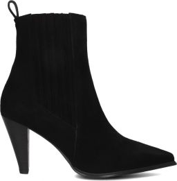 Notre-V 8928 Enkellaarsjes Enkelboots met rits Dames Zwart