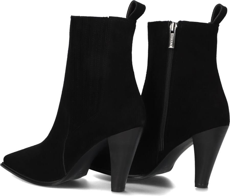 Notre-V 8928 Enkellaarsjes Enkelboots met rits Dames Zwart - Foto 4
