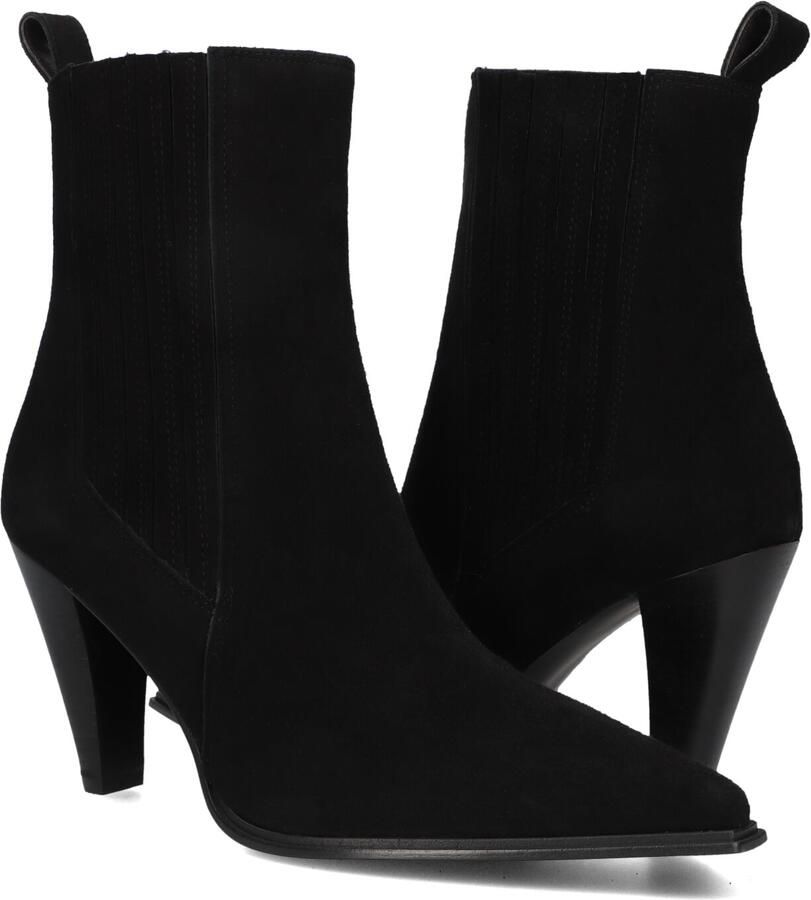 Notre-V 8928 Enkellaarsjes Enkelboots met rits Dames Zwart - Foto 3