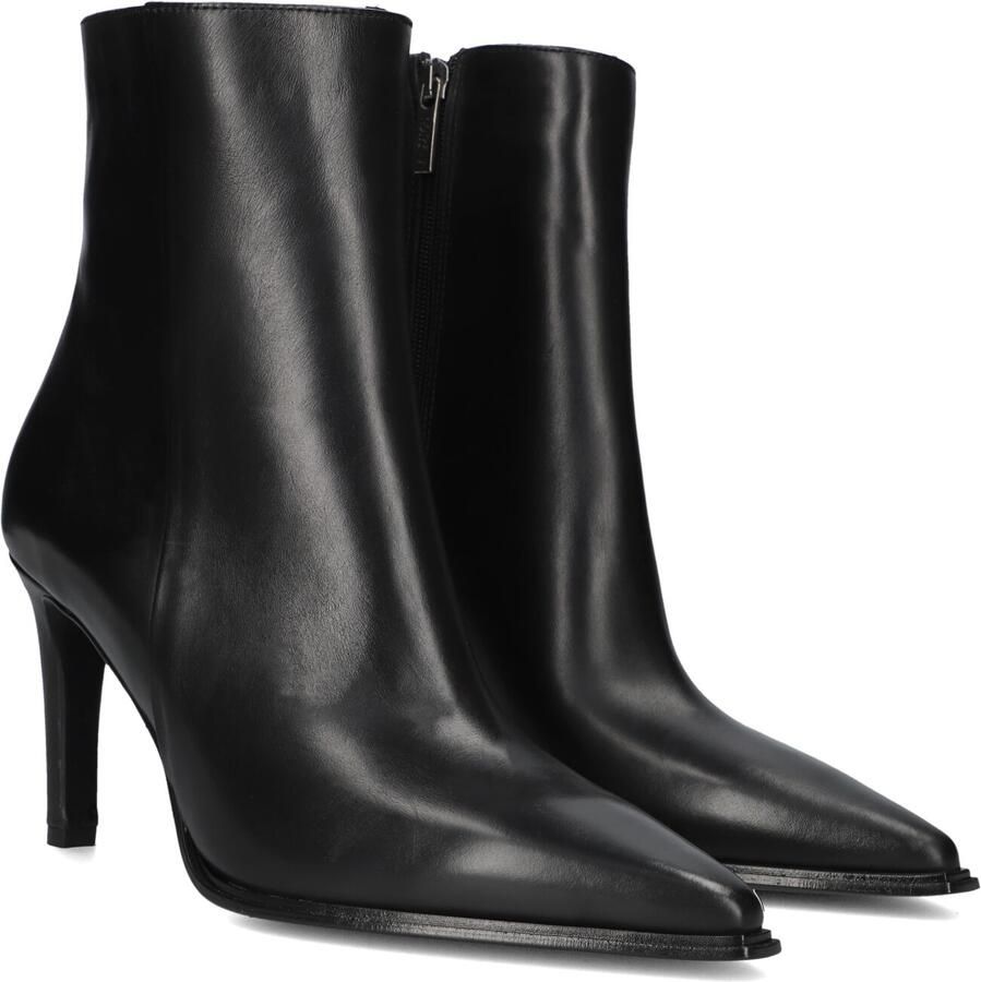 Notre-V 8939 Enkellaarsjes Enkelboots met rits Dames Zwart
