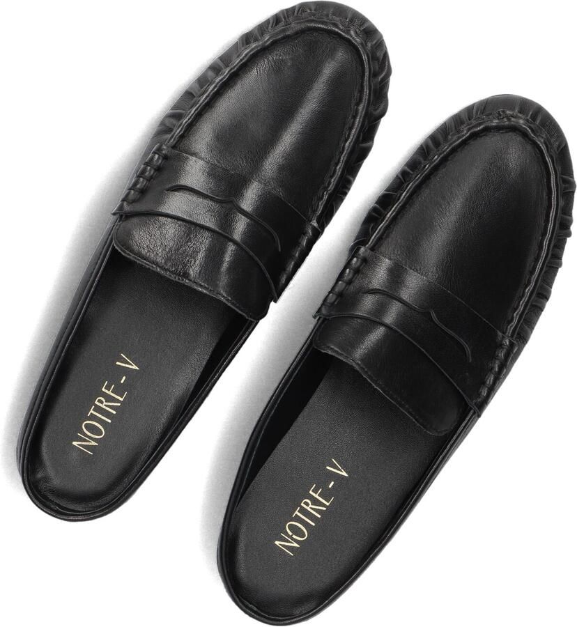 Notre-V D25118 3639el Loafers Dames Instappers Zwart - Foto 2