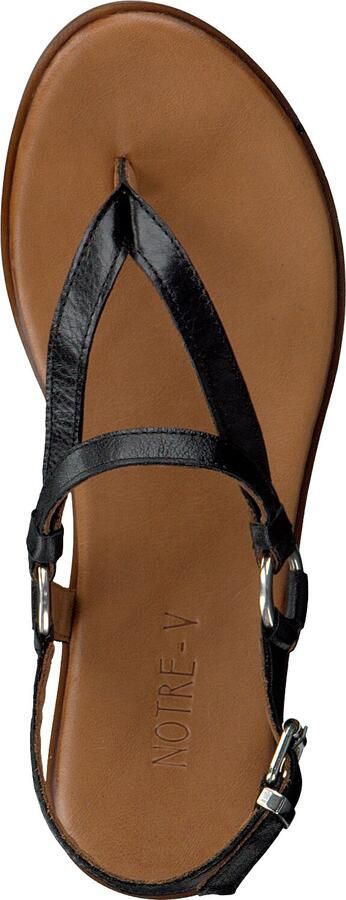Notre-V Notre V 443020 Sandalen Dames Zwart - Foto 3