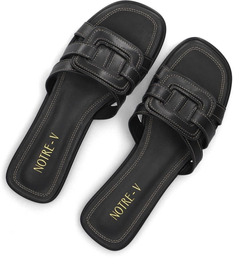 Notre-V 9672la Slippers Dames Zwart - Foto 2